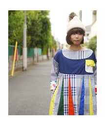 NIRAME.CO | めれんげワンピ  ～カラフルチェック～(ワンピース)