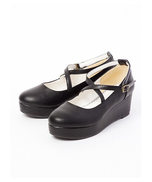 earth music&ecology（アースミュージックアンドエコロジー）の「【Special Price】プラットフォームパンプス　（パンプス・レディース・ブラック/キャメル/ボルドー/ダークブル・22.5cm/23.5cm/23cm/24.5cm/24cm）」の10枚目の写真