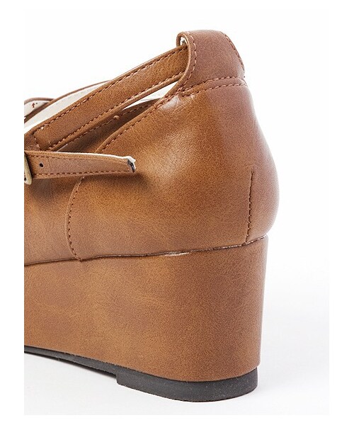 earth music&ecology（アースミュージックアンドエコロジー）の「【Special Price】プラットフォームパンプス　（パンプス・レディース・ブラック/キャメル/ボルドー/ダークブル・22.5cm/23.5cm/23cm/24.5cm/24cm）」の6枚目の写真