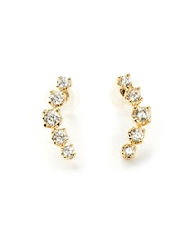 GRL | 真鍮キュービックジルコニアストーンピアス(ピアス（両耳用）)