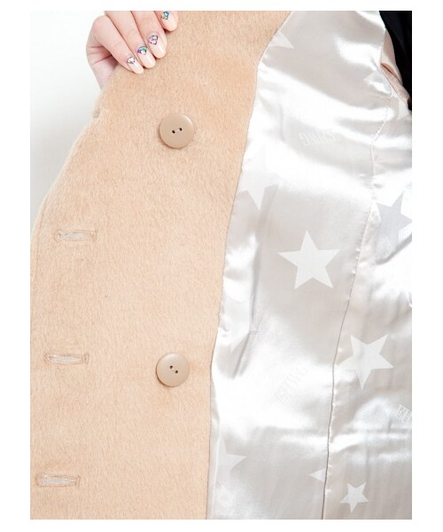 E hyphen world gallery（イーハイフンワールドギャラリー）の「ファーミックスPコート（コート　・レディース・ネイビー/ブラック/杢グレー/キャメル・F）」の11枚目の写真