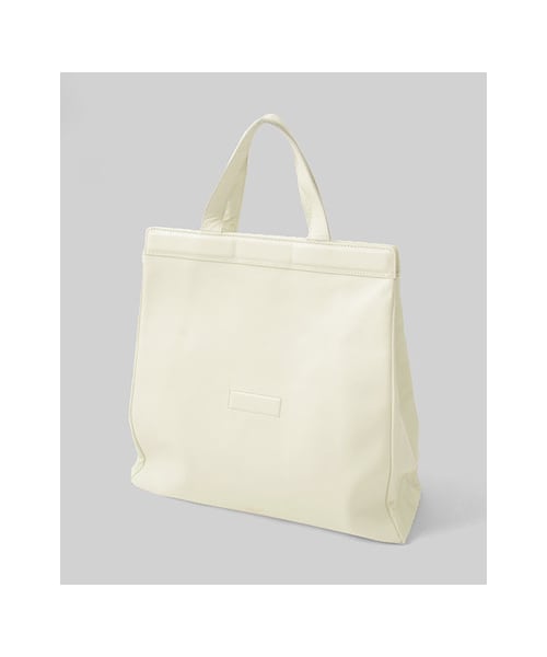 URBAN RESEARCH(アーバンリサーチ)の「UNDER BAR RAW .@MINIM LETHER PAPER 2WAY BAG(バッグ・レディース・Black/Navy/Bordeaux/Off・-)」の2枚目の写真