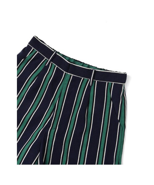 KBF(ケイビーエフ)の「ストライプショートパンツ(パンツ・レディース・グリーン/ベージュ・one)」の8枚目の写真