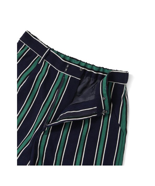 KBF(ケイビーエフ)の「ストライプショートパンツ(パンツ・レディース・グリーン/ベージュ・one)」の9枚目の写真
