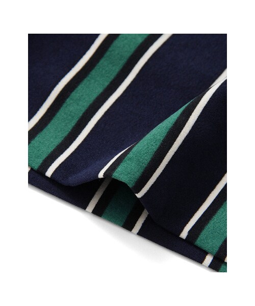 KBF(ケイビーエフ)の「ストライプショートパンツ(パンツ・レディース・グリーン/ベージュ・one)」の11枚目の写真