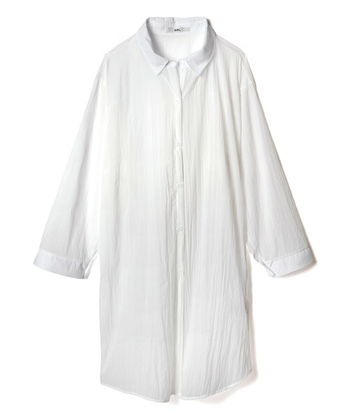 cygne シースルーロングシャツ GRL（グレイル）の「シースルーロングシャツ（シャツ/ブラウス