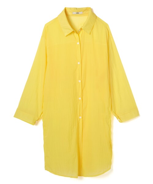 その他 uu GRL（グレイル）の「シースルーロングシャツ（シャツ/ブラウス）」 - WEAR