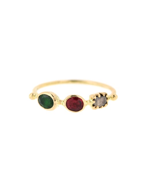 DORETTE ドレット天然石リングダイヤモンド12号