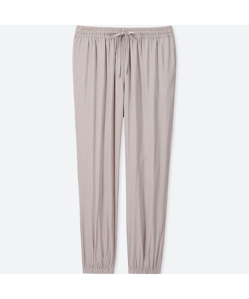 UNIQLO（ユニクロ）の「ドレープジョガーパンツ（その他パンツ・レディース・PINK 12/BLUE 66/LIGHT GRAY 02/NAVY 69/BLACK 09・XS/XL/S/XXL/M/L/3XL）」の3枚目の写真