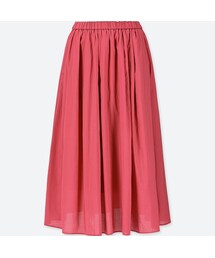 UNIQLO | ハイウエストコットンローンスカート＋(スカート)
