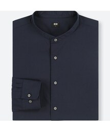 UNIQLO | エクストラファインコットンブロードスタンドカラーシャツ（長袖）(シャツ/ブラウス)
