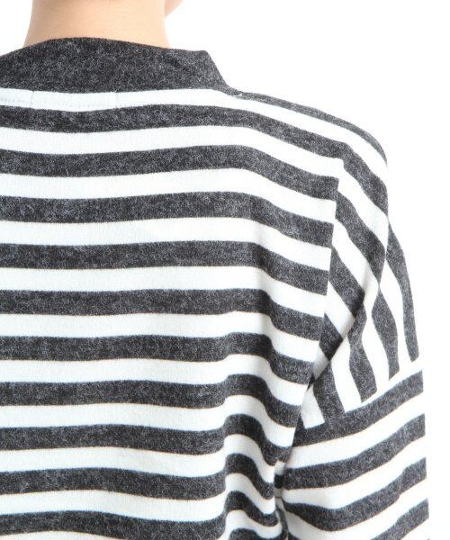 LOWRYS FARM(ローリーズファーム)の「キモウHIネックドルマンロングスリーブ(トップス・レディース・グレー/バーガンディー/ボーダー・L/M)」の11枚目の写真