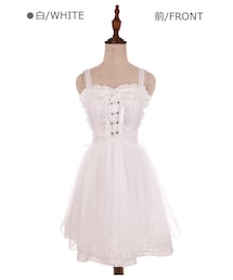 Bobon21 | コットンチュールキャミワンピース-全２色-(ワンピース)