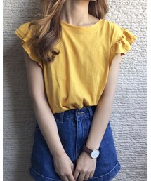 chocomee | フリルTee(Tシャツ/カットソー)