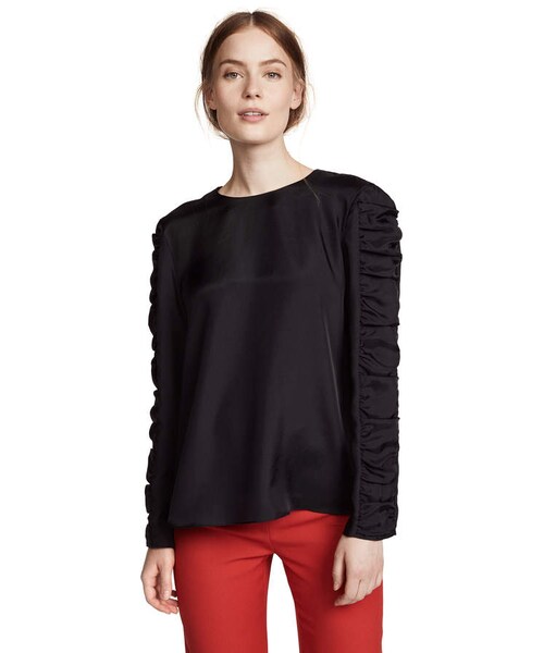 Tibi トップス tibi（ティビ）の「Tibi Shirred Sleeve Top（）」 - WEAR