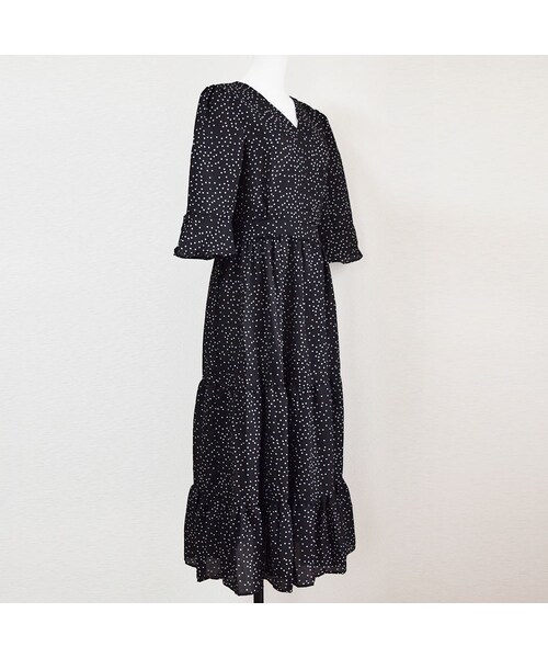 no brand（ノーブランド）の「ドット柄フレアOP（ワンピース・レディース・その他）」の6枚目の写真