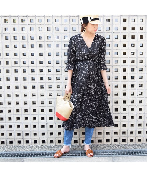 no brand（ノーブランド）の「ドット柄フレアOP（ワンピース・レディース・その他）」の8枚目の写真
