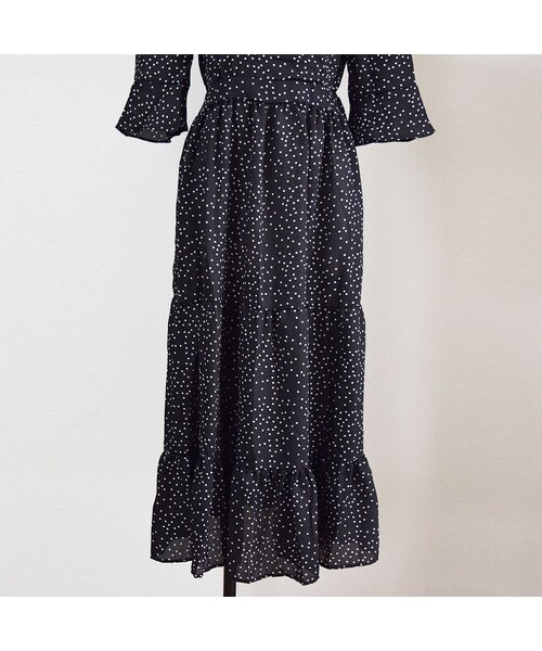 no brand（ノーブランド）の「ドット柄フレアOP（ワンピース・レディース・その他）」の5枚目の写真