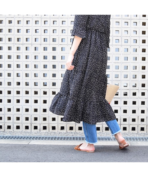 no brand（ノーブランド）の「ドット柄フレアOP（ワンピース・レディース・その他）」の9枚目の写真