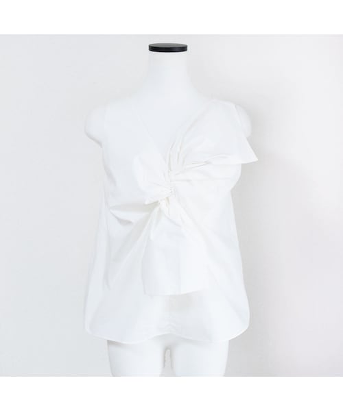 no brand（ノーブランド）の「ビックリボンノースリBL（シャツ/ブラウス・レディース・その他）」の5枚目の写真