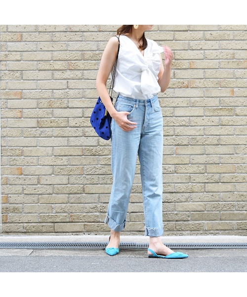 no brand（ノーブランド）の「ビックリボンノースリBL（シャツ/ブラウス・レディース・その他）」の3枚目の写真