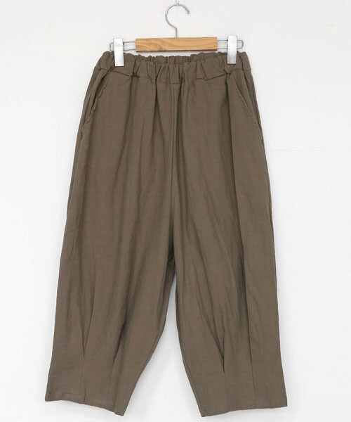 DHOLIC（ディーホリック）の「ウエストゴムタックヘムパンツ（その他パンツ・レディース・ベージュ/ブラウン/グリーン・FREE）」の2枚目の写真