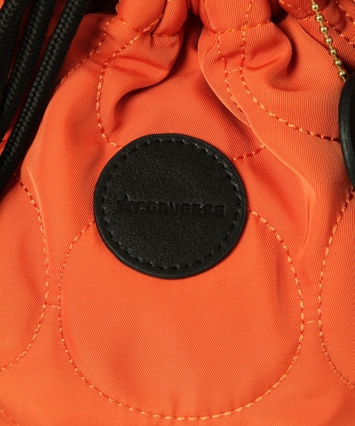 studio CLIP（スタディオクリップ）の「[WEB先行予約]コンバース巾着バッグ（バッグ・オレンジ/ベージュ/カーキ）」の14枚目の写真