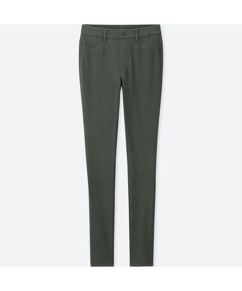 UNIQLO（ユニクロ）の「レギンスパンツ（丈長め78cm）（レギンス/スパッツ・レディース・PINK 12/BLACK 09/RED 17/DARK GREEN 58/WHITE 00/BROWN 35/NAVY 69・L/XXL/XS/3XL/S/XL/M）」の5枚目の写真