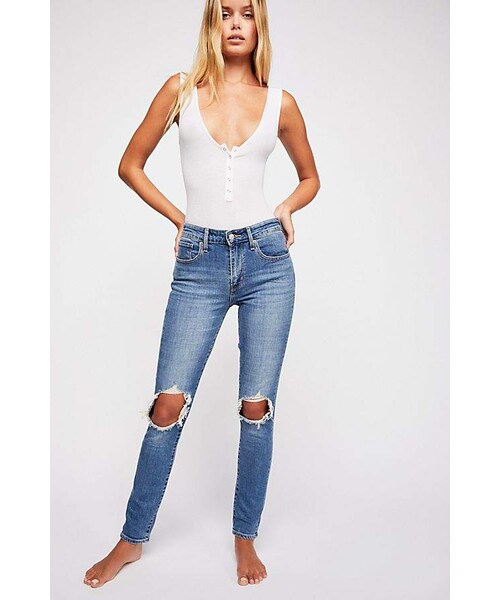 levi's 721 high rise skinny jeans