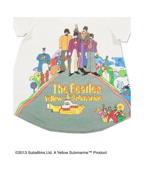 Design Tshirts Store graniph(デザイン ティーシャツ ストア グラニフ)の「TheBeatlesALineShortSleeve(NothingisReal)
ザビートルズAラインショートスリーブ(ナッシングイズリアル)(レディースカットソー?・レディース・Off White・Ladies F)」の4枚目の写真