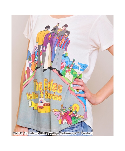 Design Tshirts Store graniph(デザイン ティーシャツ ストア グラニフ)の「TheBeatlesALineShortSleeve(NothingisReal)
ザビートルズAラインショートスリーブ(ナッシングイズリアル)(レディースカットソー?・レディース・Off White・Ladies F)」の8枚目の写真