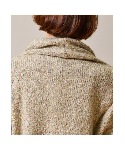 Design Tshirts Store graniph（デザイン　ティーシャツ　ストア　グラニフ）の「BoucleKnitLongSleeveCardigan(Natural)
ブークレニットロングスリーブカーディガン(ナチュラル)（レディースカーディガン?・レディース・Natural・Ladies F）」の5枚目の写真