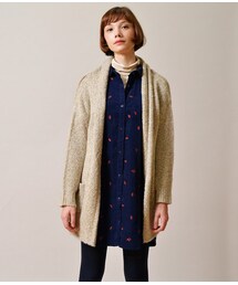 Design Tshirts Store graniph | BoucleKnitLongSleeveCardigan(Natural)
ブークレニットロングスリーブカーディガン(ナチュラル)(トップス)