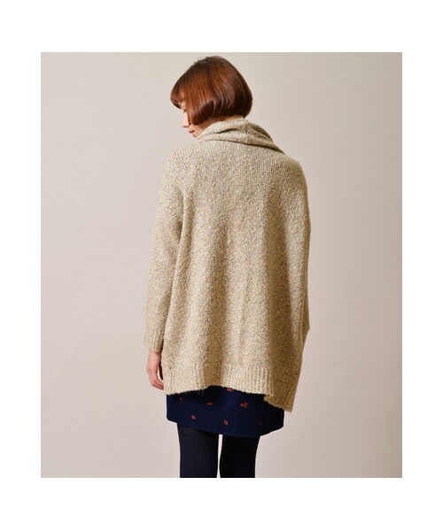 Design Tshirts Store graniph（デザイン　ティーシャツ　ストア　グラニフ）の「BoucleKnitLongSleeveCardigan(Natural)
ブークレニットロングスリーブカーディガン(ナチュラル)（レディースカーディガン?・レディース・Natural・Ladies F）」の9枚目の写真