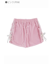 Bobon21 | レースアップハーフパンツ-全2色-(その他パンツ)