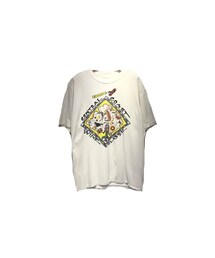 no brand | Used - White ワインプリントTシャツ(Tシャツ/カットソー)