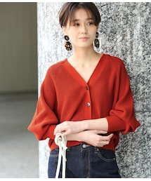 アダムエロペ♡コクーンコットンカーディガン♡VERY掲載♡新品♡完売 ADAM ET ROPE'（アダムエロペ）の「コットンコクーンカーディガン