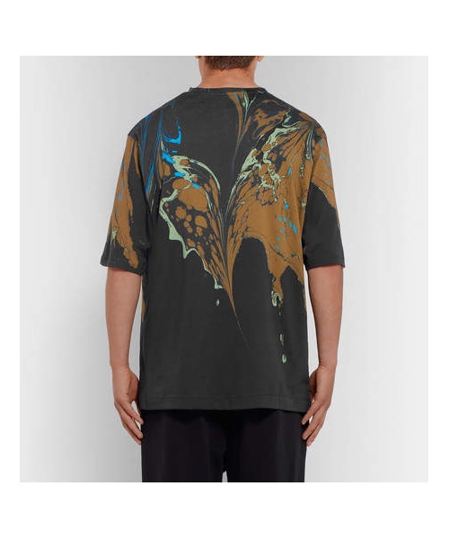 送関込【Dries Van Noten】プリントコットンジャージーTシャツ 25SS Dries Van Noten◇プリントコットンジャージーTシャツ
