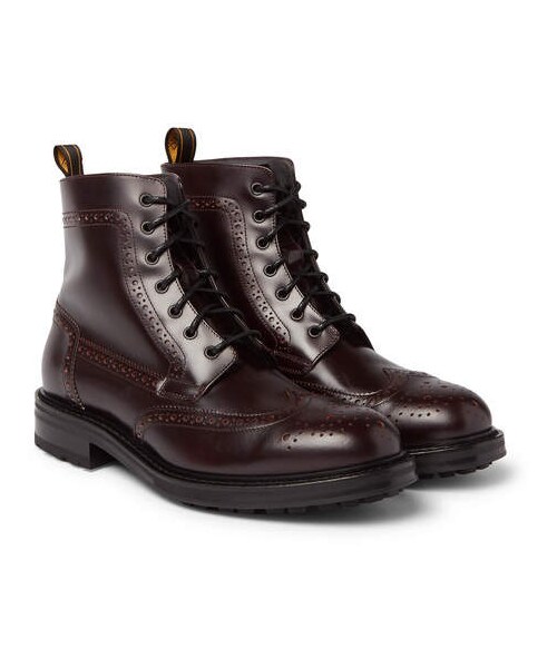 dunhill（ダンヒル）の「Dunhill Leather Brogue Boots（ブーツ）」 - WEAR