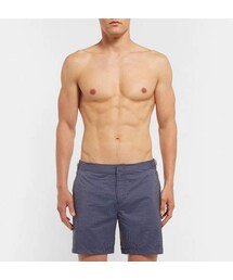 ORLEBAR BROWN ネイビー水着　30 Orlebar Brown | Men's Mid-Length Catkin Print Swim Shorts in