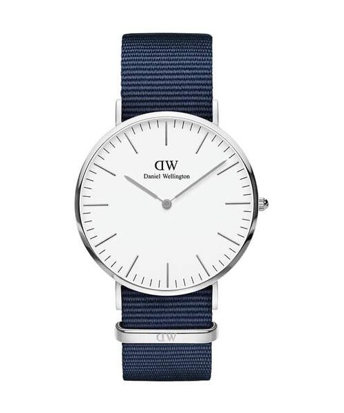 Daniel Wellington（ダニエルウェリントン）の「Daniel Wellington Classic Roselyn Nylon Strap Watch, 36mm（アナログ腕時計・レディース・Red・One Size）」の2枚目の写真