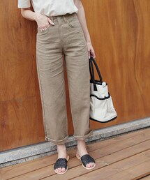 DHOLIC | リネンストレートパンツ(その他パンツ)