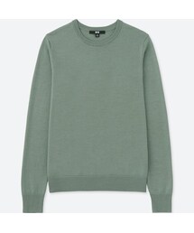 UNIQLO | エクストラファインメリノクルーネックセーター（長袖）(ニット/セーター)