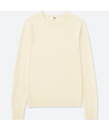 UNIQLO | エクストラファインメリノクルーネックセーター（長袖）(ニット/セーター)