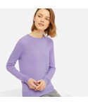 ユニクロ | エクストラファインメリノクルーネックセーター（長袖）(Knitwear)