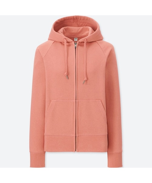 UNIQLO（ユニクロ）の「スウェットフルジップパーカ（長袖）（パーカー・レディース・BLACK 09/GRAY 06/NAVY 69/YELLOW 47/RED 17/BEIGE 31/GREEN 53/PINK 12・S/M/3XL/XL/XXL/XS/L）」の7枚目の写真