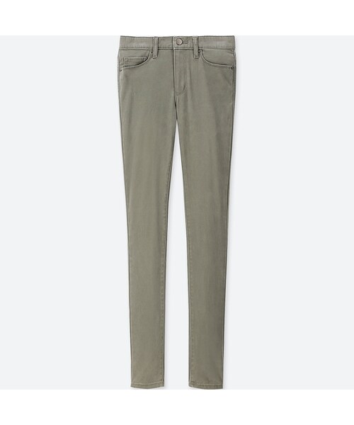 UNIQLO（ユニクロ）の「EZYスキニーフィットカラージーンズ（丈長め82cm）＋EC（デニムパンツ・レディース・BROWN 34/GRAY 06/BLACK 09/NAVY 69/OLIVE 57/BEIGE 32・3XL/XS/XL/L/M/XXL/S）」の5枚目の写真