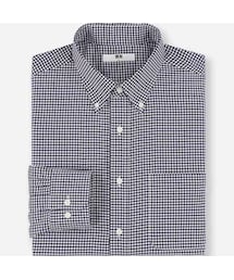 UNIQLO | ファインクロスチェックシャツ（ボタンダウン・長袖）(シャツ/ブラウス)