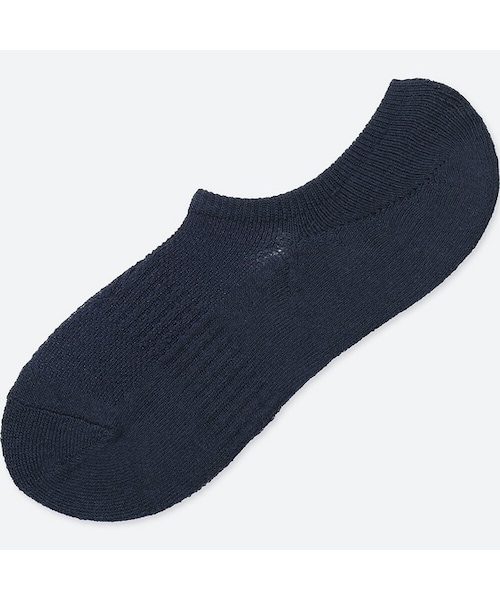 UNIQLO（ユニクロ）の「パイルベリーショートソックス（ソックス/靴下・メンズ・OFF WHITE 01/BLUE 65/DARK GRAY 08/RED 16/OLIVE 56/BLACK 09/NAVY 69/GRAY 04・25-27/27-29）」の7枚目の写真