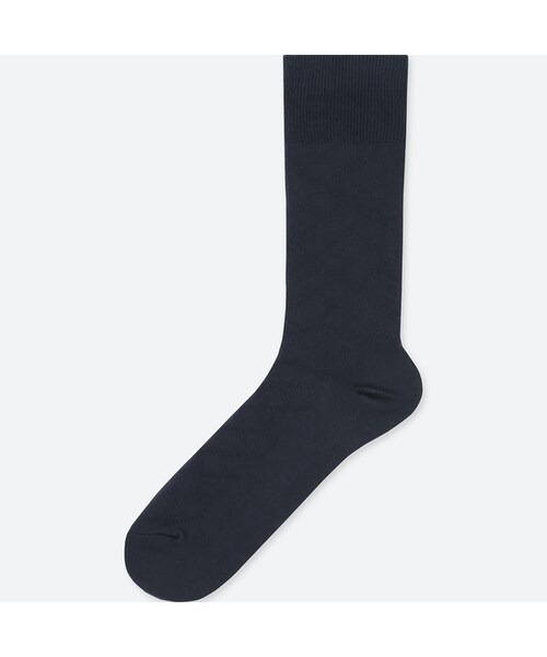 UNIQLO（ユニクロ）の「スーピマコットンリンクスソックス（ソックス/靴下・メンズ・RED 17/BLACK 09/NAVY 69/DARK GRAY 08/WHITE 00/GRAY 03・25-27/27-29）」の6枚目の写真